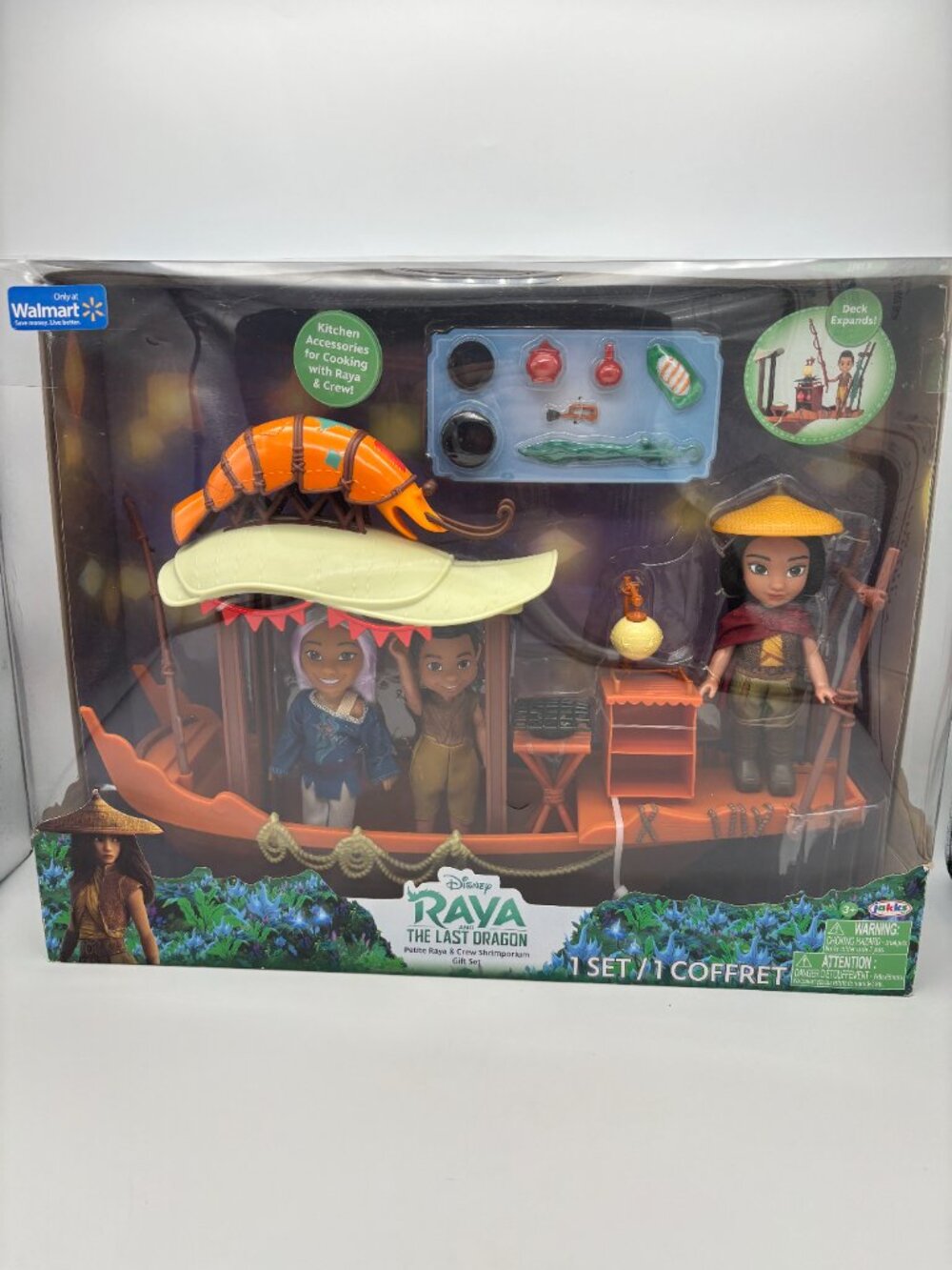 Disney Raya And The Last Dragon Petite Raya & Crew Shrimporium Play Set Toy NEW